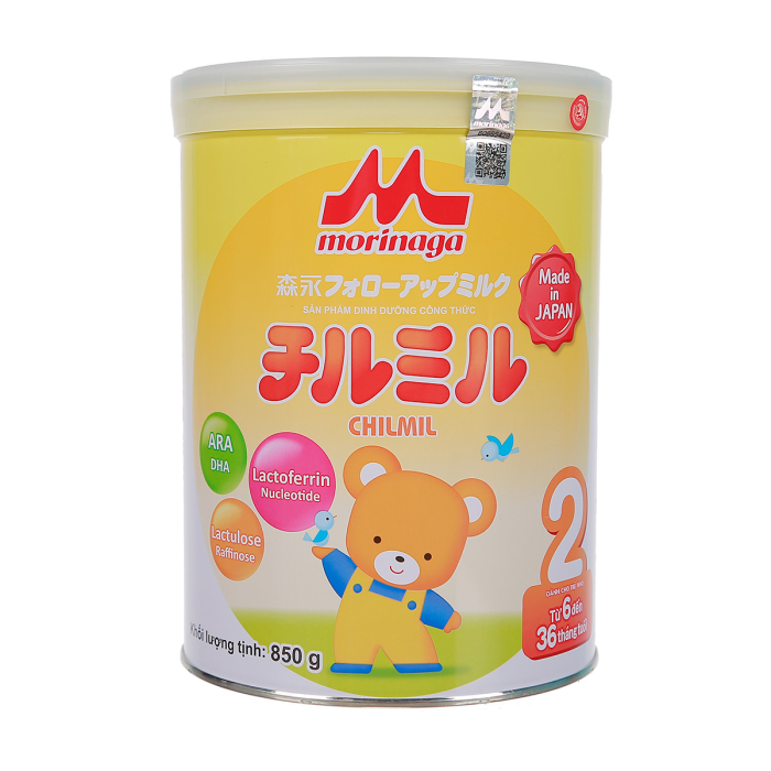Sữa Morinaga Chilmil số 2 850g cho bé 6M-36M